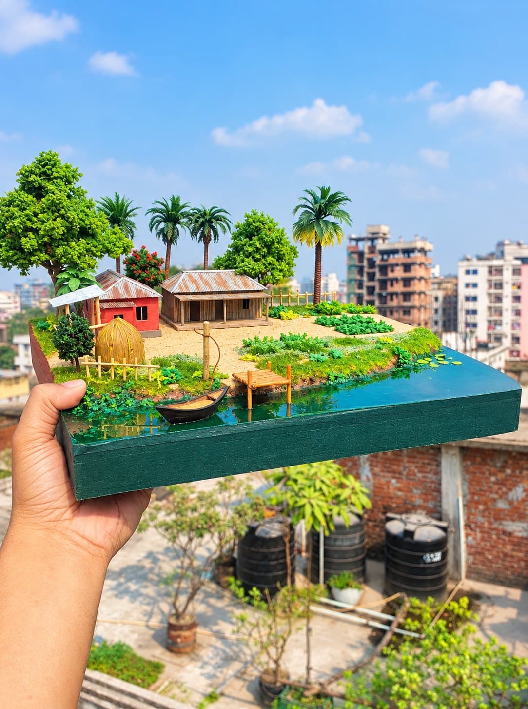 পুকুরপাড়ের গ্রাম