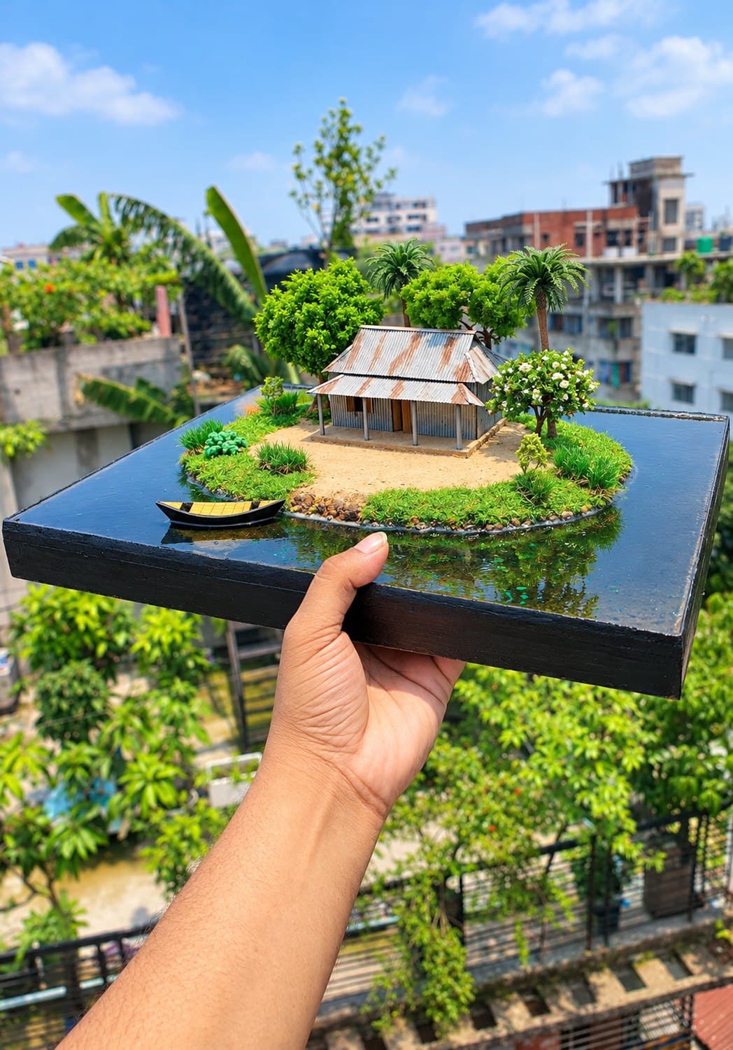 দ্বীপের মধ্যে বাড়ি