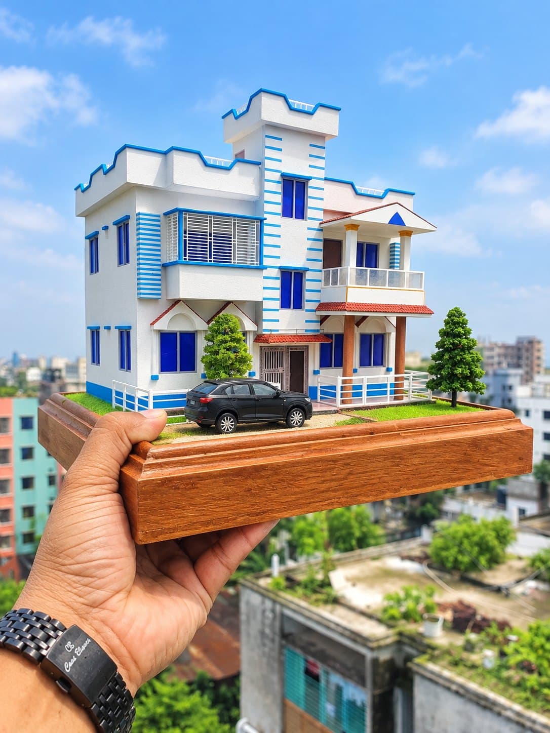 এক ভাইয়ের নতুন বাড়ি
