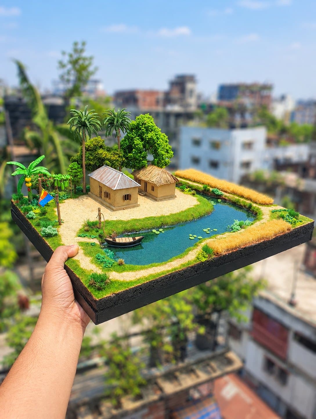 প্রিমিয়াম কোয়ালিটির গ্রাম বাংলার মডেল