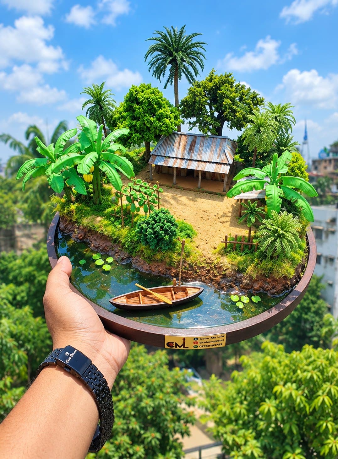গাছগাছালি ভরা গ্রাম